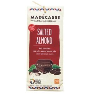 Madecasse Salted Almond Madagascar Dark Choc 75g