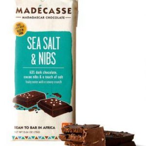 Madecasse Sea Salt & Nibs Madacascar Choc 75g
