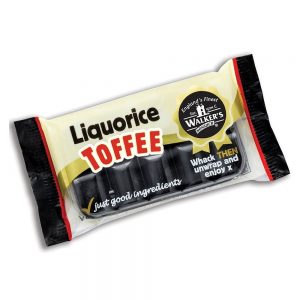 UK Walker's Liquorice Toffee Andy Pack 100g