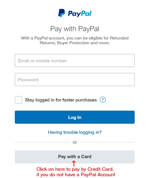 Pay with PayPal